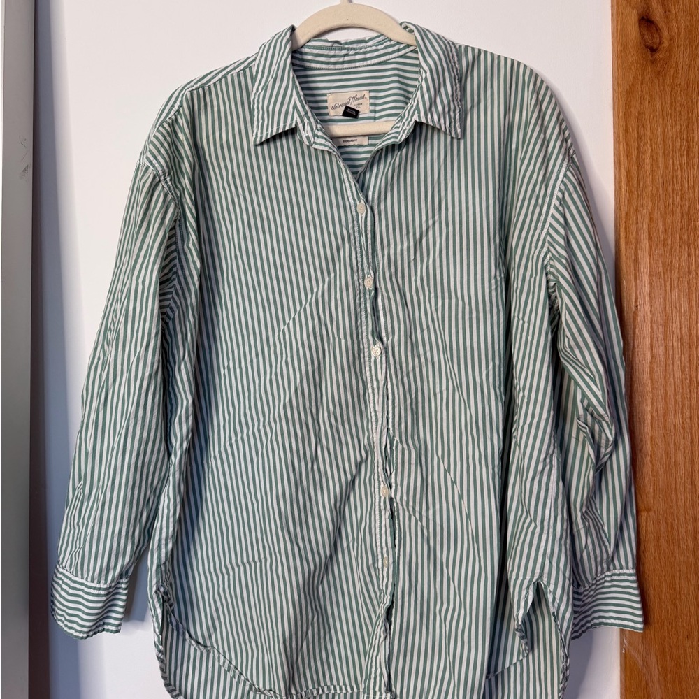Universal Thread Mint Striped Shirt